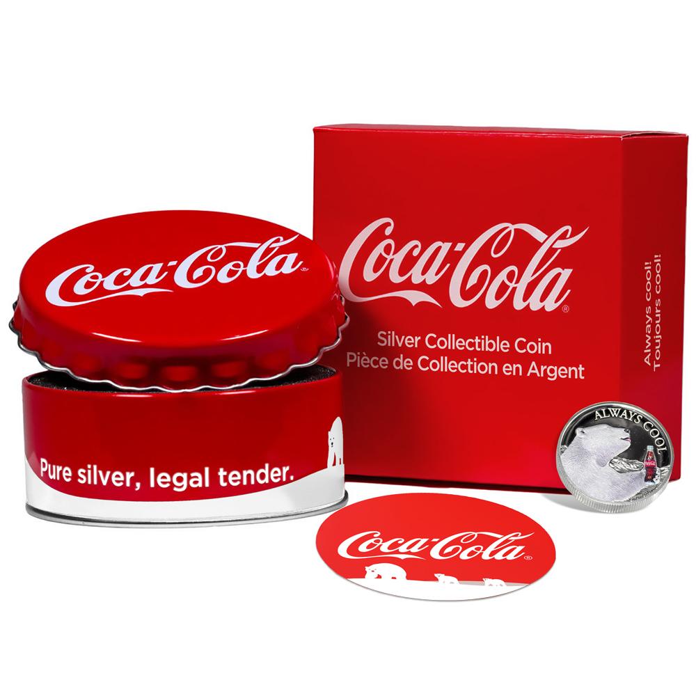 Buy 1 oz Coca-Cola® Pure Silver Round | Price in Canada | TD Precious Metals