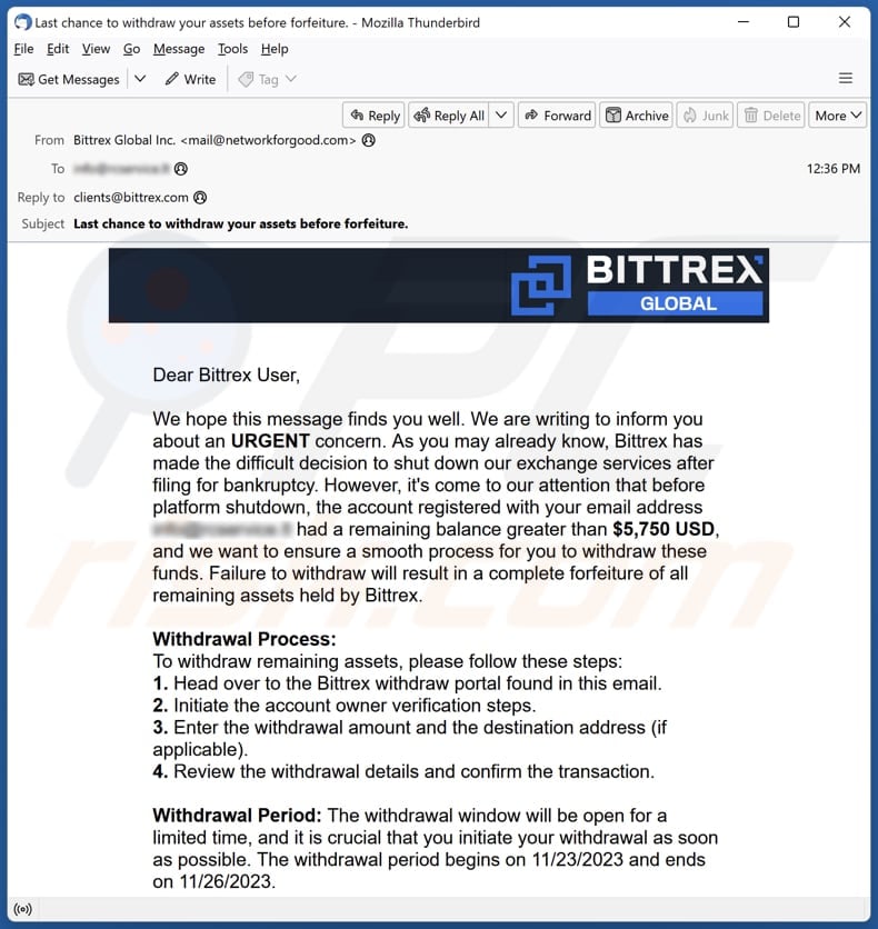 Withdrawal from Bittrex - Community Technical Support - Cardano Forum