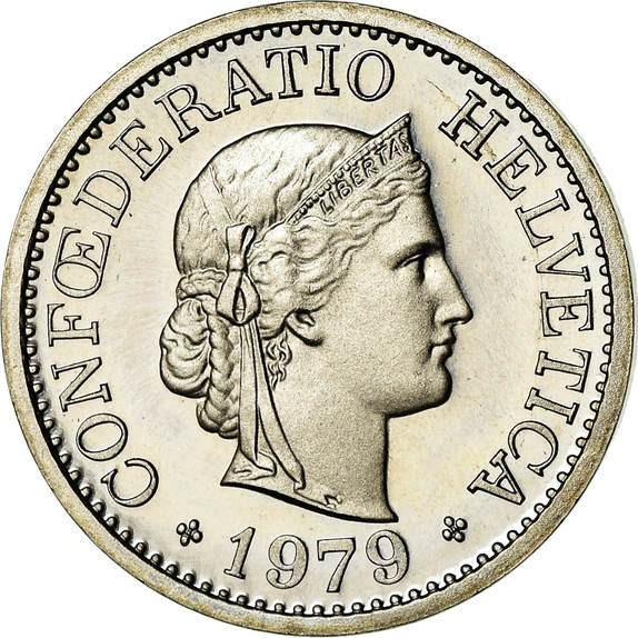 Five Francs , Coin from Switzerland - Online Coin Club