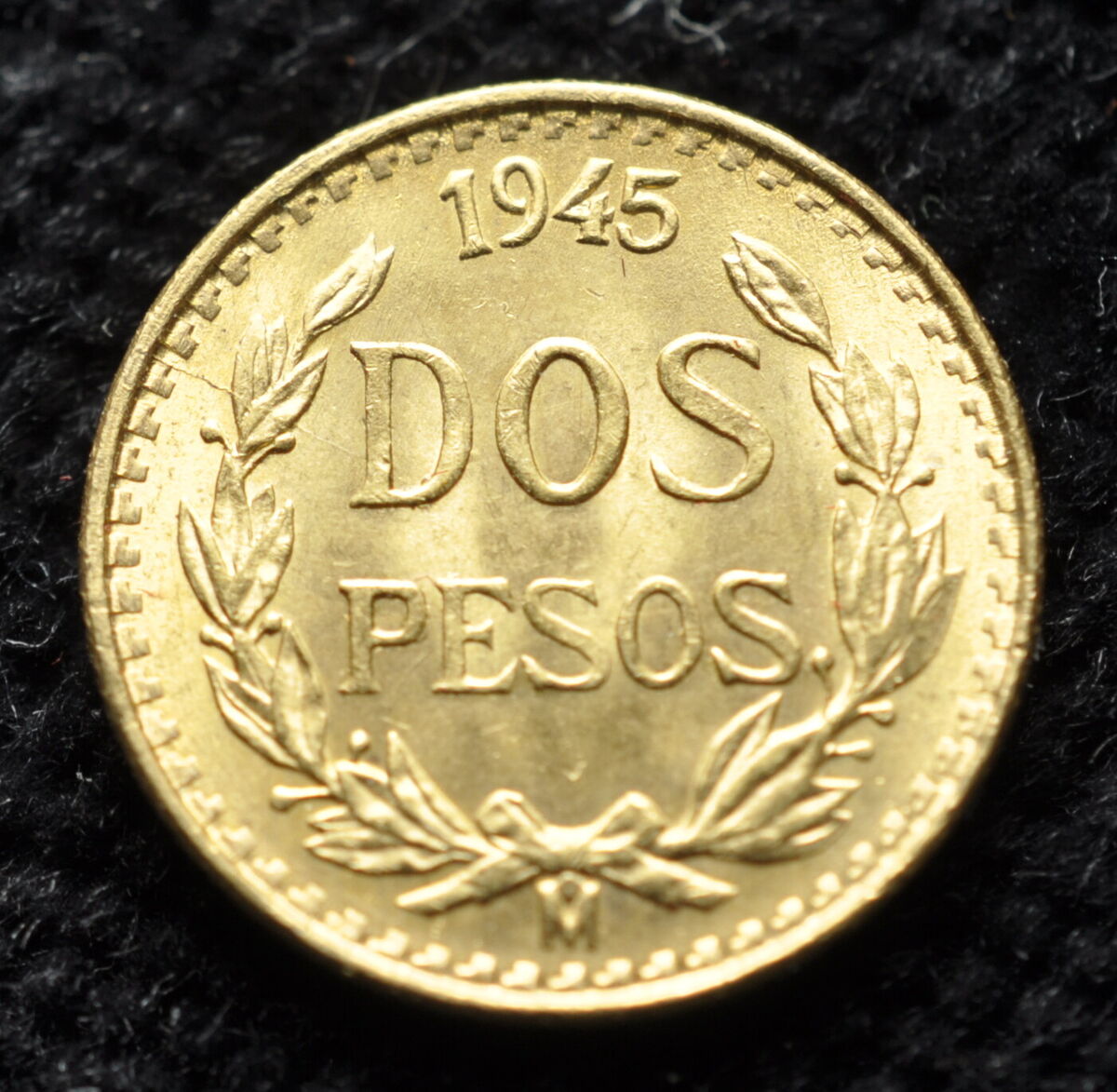 Vintage Mexican Dos Y Medio Pesos Gold Coin Pendant – Daisy Exclusive