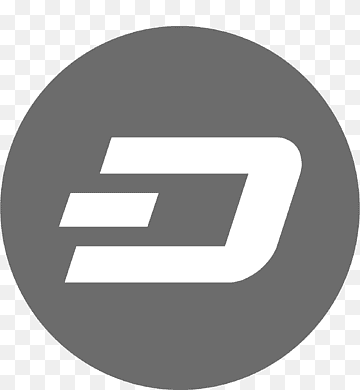 Dash cryptocurrency crypto currency coin logo flat icon, png | PNGWing