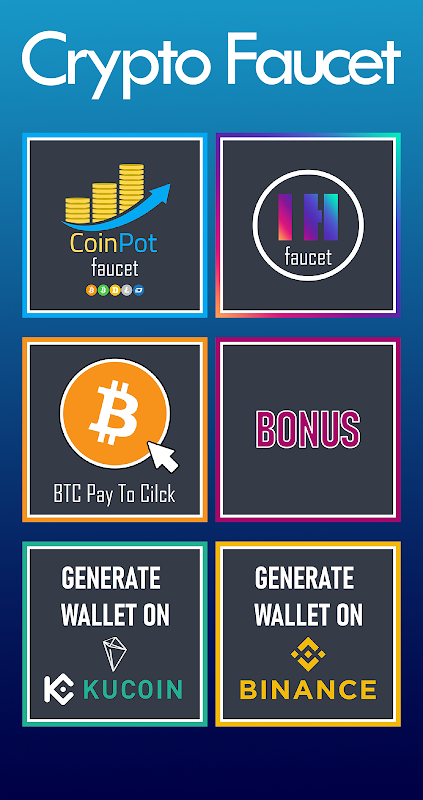 Claim Crypto Faucets for Android - Download | Bazaar