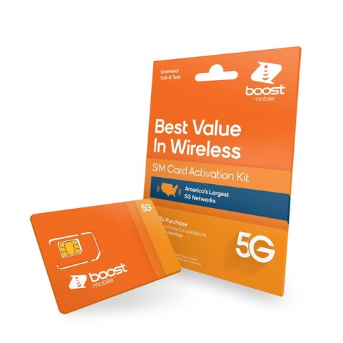 FREE SIM Card | Boost Mobile 2GB Data + Unlimited Talk & Text