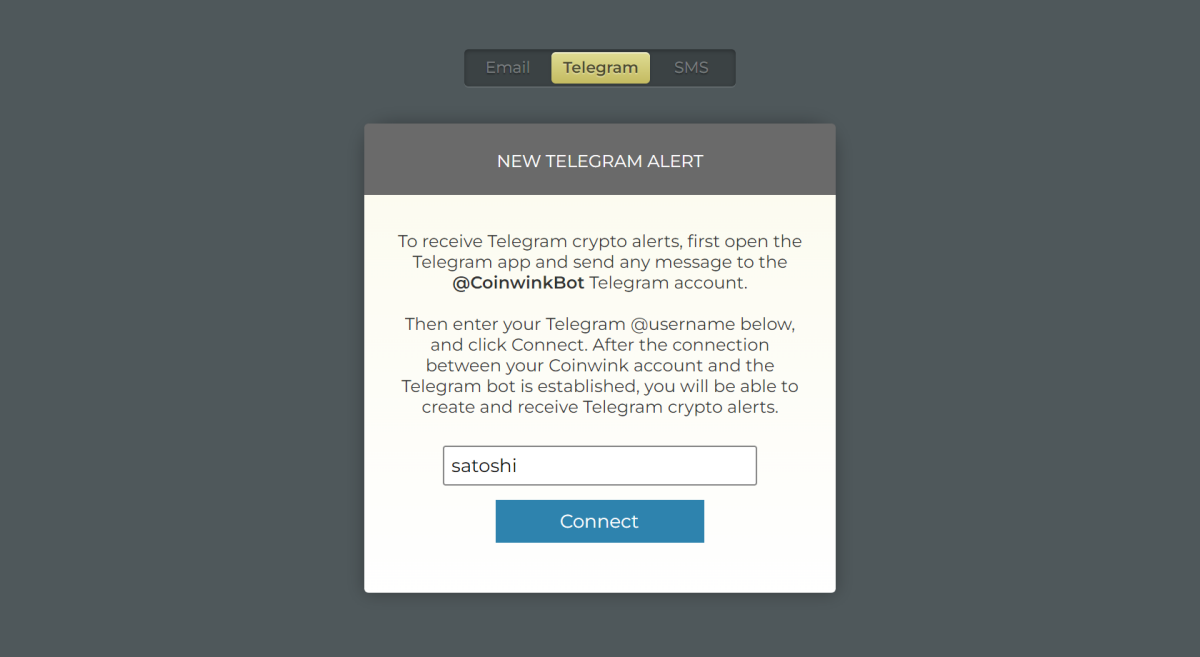 Telegram bot CryptoMonitor Tools — @coinmonitorbot