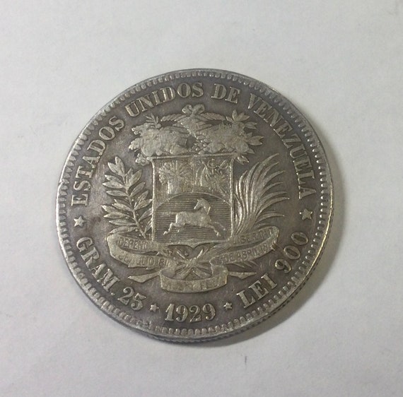 Coin Value: Venezuela 1/2, 1, 2, and 5 Bolivares to 