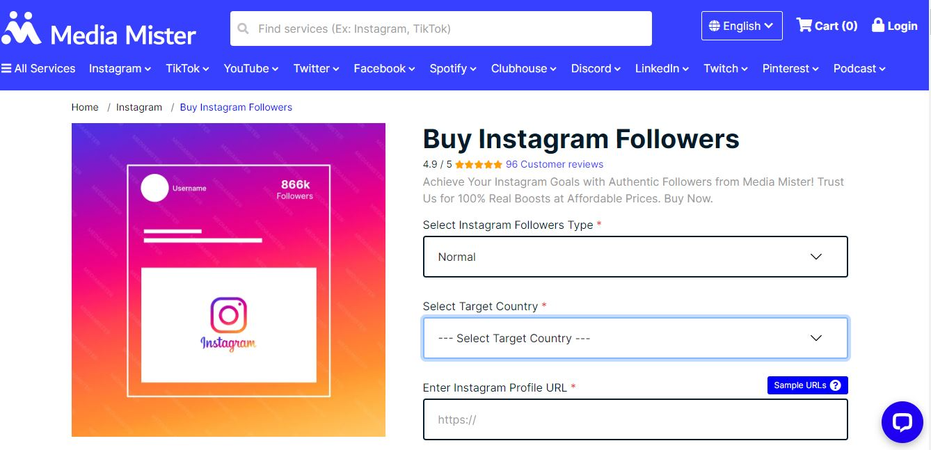 Buy Instagram Followers: % Real Followers At Great prices | BTV