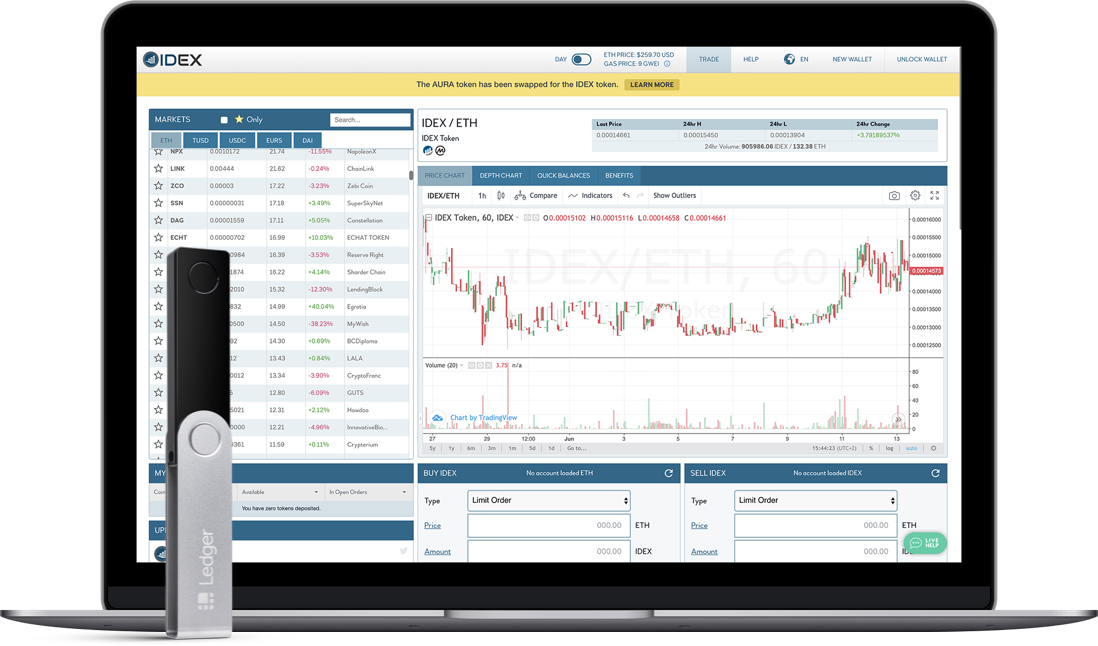 IDEX High-Performance Decentralized Exchange