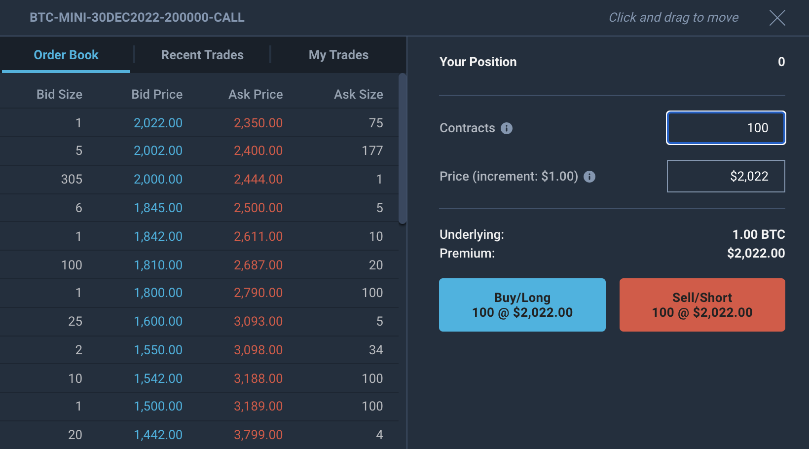 Bitcoin Futures Mar '24 Futures Options Prices - bitcoinhelp.fun