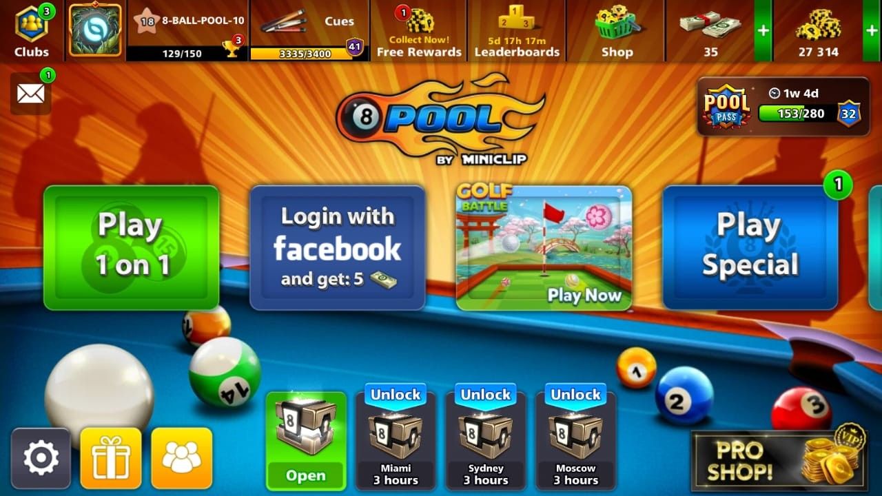 8 Ball Pool Accounts for Sale | Csgosmurfkings