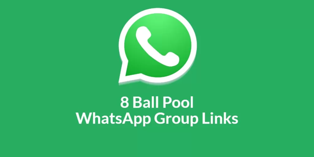 + 8 Ball Pool WhatsApp Group Links - List 