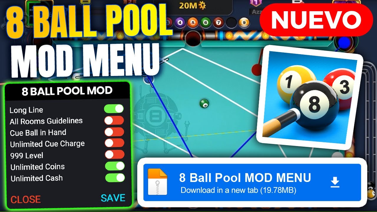 8 Ball Pool APK Mod Menu (Unlimited money antin ban) Download