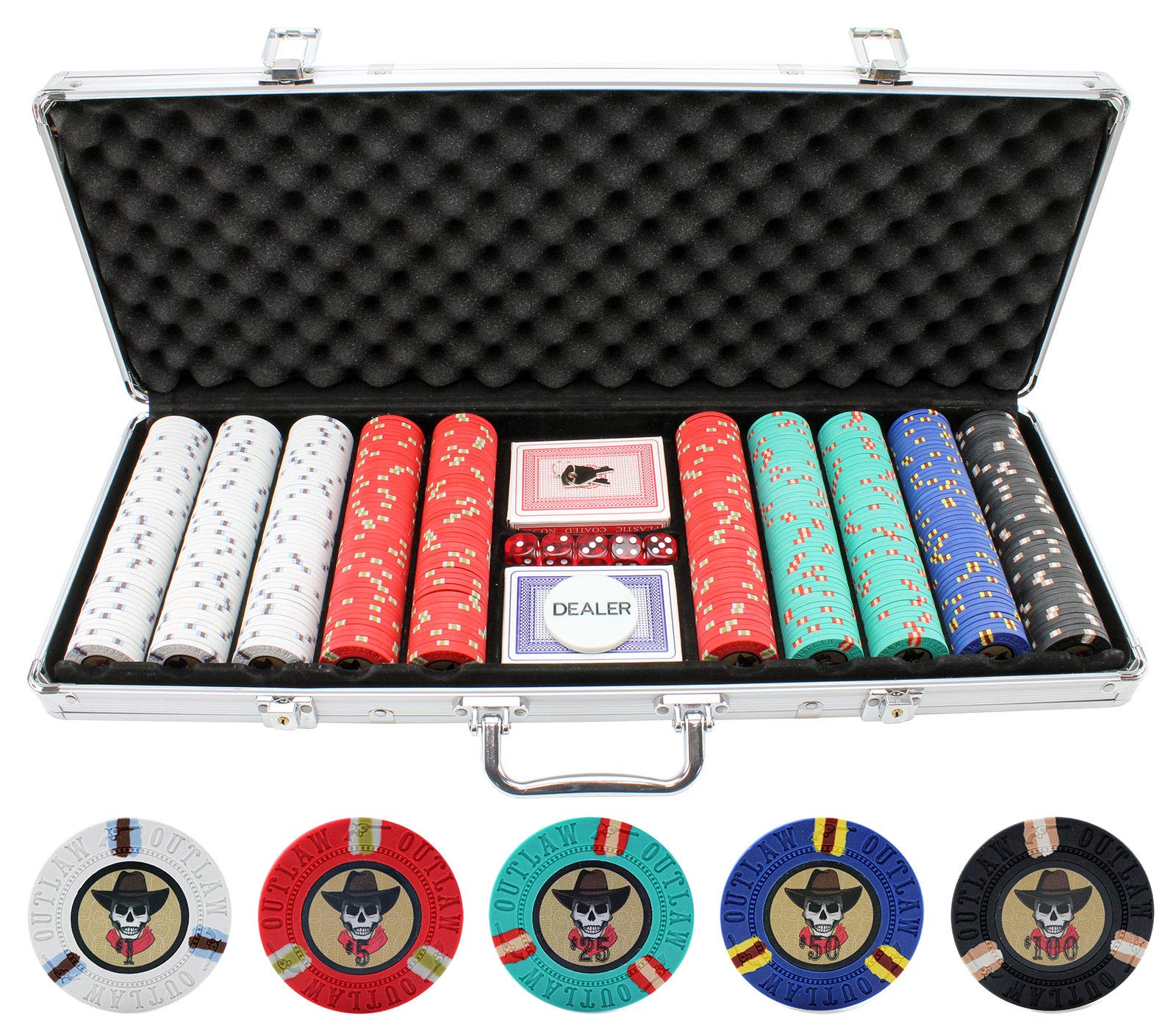 In Stock & POD Poker Sets With Case – Poker Chip Lounge