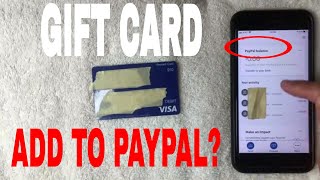 PayPal credit to buy visa gift card? - PayPal Community