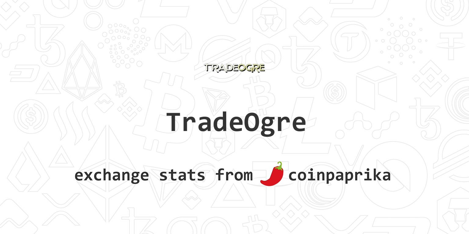 TradeOgre Exchange Trade Volume, Markets, Coin Prices and Information | Coinpare