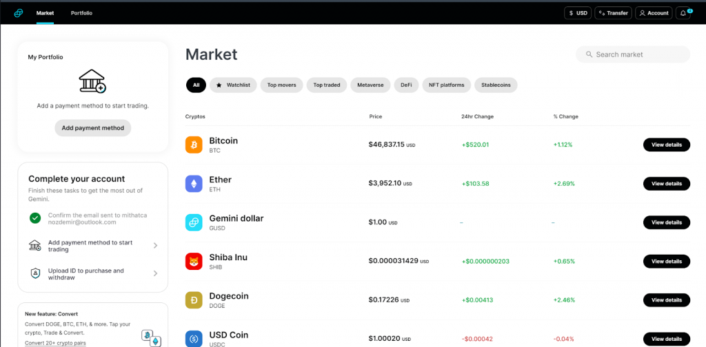 Crypto transfers | Robinhood