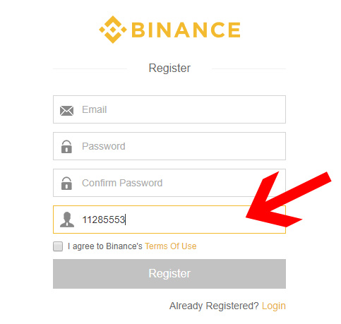 Calaméo - Binance Referral ID (Optional) / Code