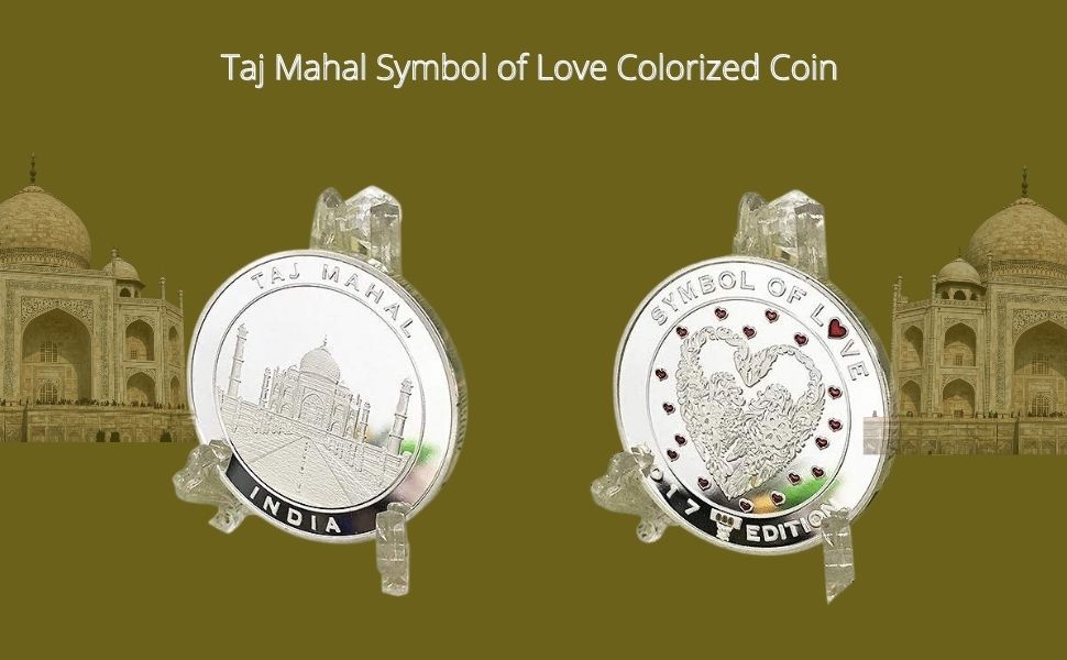 TAJ MAHAL Amber Mineral Art 2 Oz Silver Coin 10$ Palau 