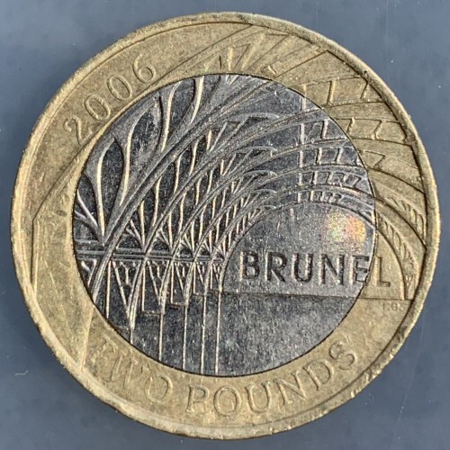 2 pounds - Brunel - Paddington station, United Kingdom - Coin value - bitcoinhelp.fun
