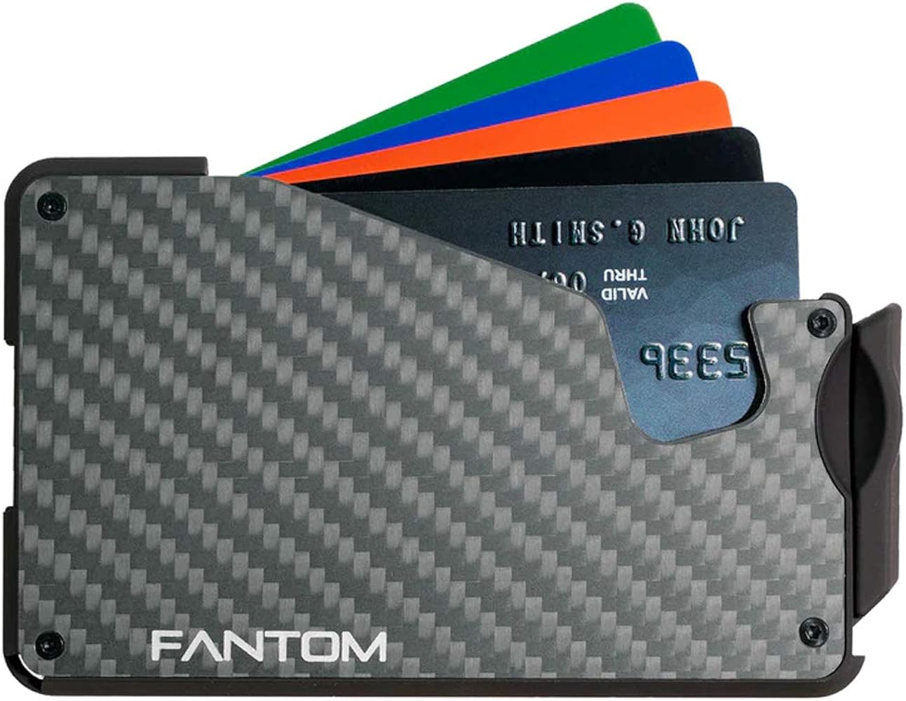 Fantom Wallet S 7 Carbon Fiber Slim Minimalist Wallet With Coin Holder — Sports by Sager