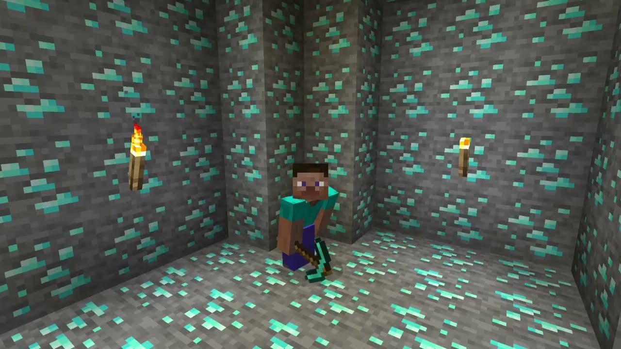 Minecraft diamond: level, sword, pickaxe, and more | PC Gamer