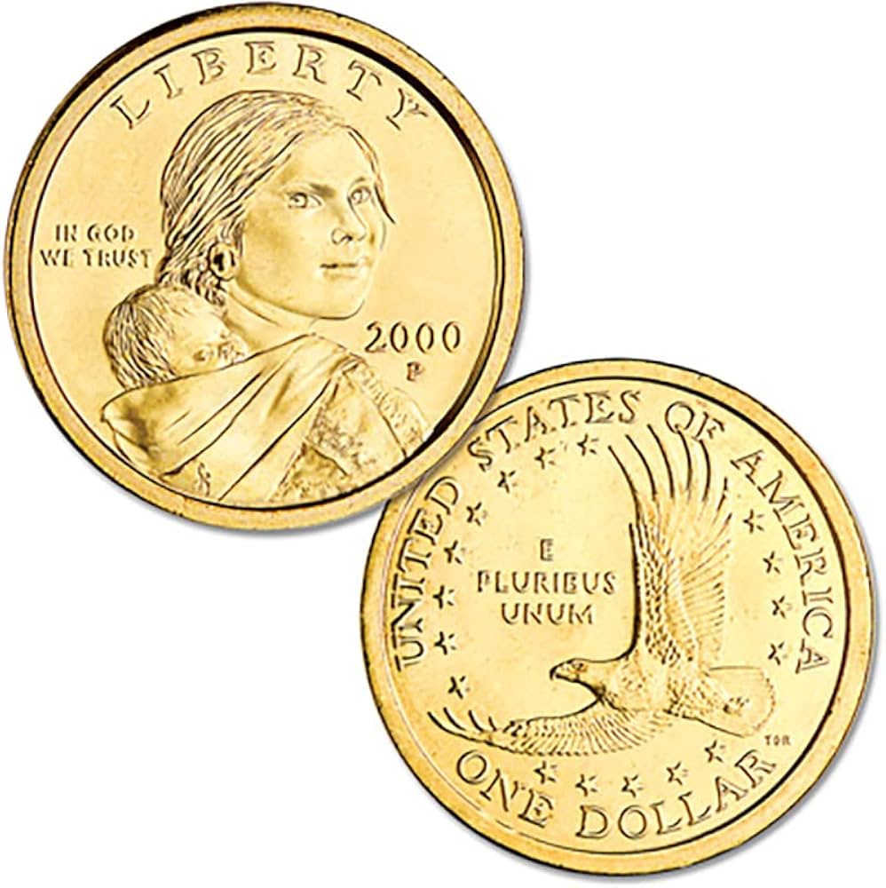 P 25 Coin Bankroll of Sacagawea Dollar Seller Uncirculated at Amazon's Collectible Coins Store