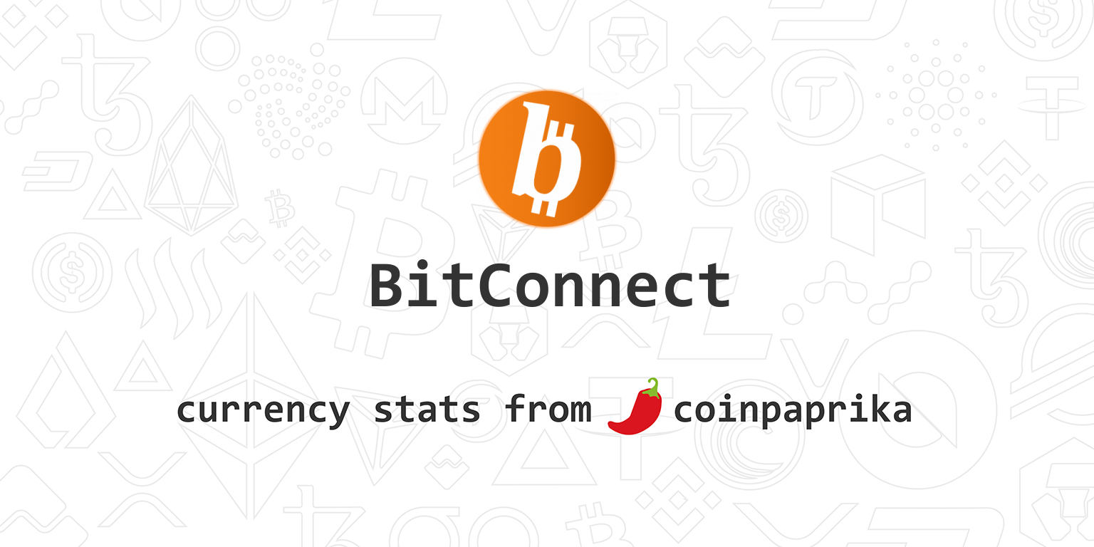 BitConnect Price, BCC Price Chart & Market Cap | DigitalCoinPrice