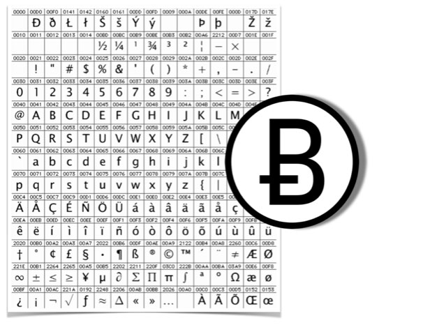 Bitcoin symbol - Bitcoin Wiki