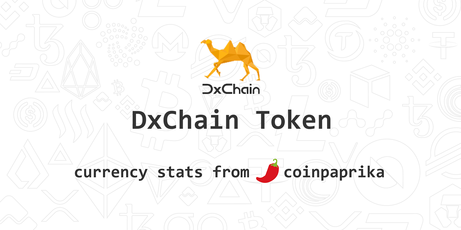 DxChain Token (DX) Overview - Charts, Markets, News, Discussion and Converter | ADVFN