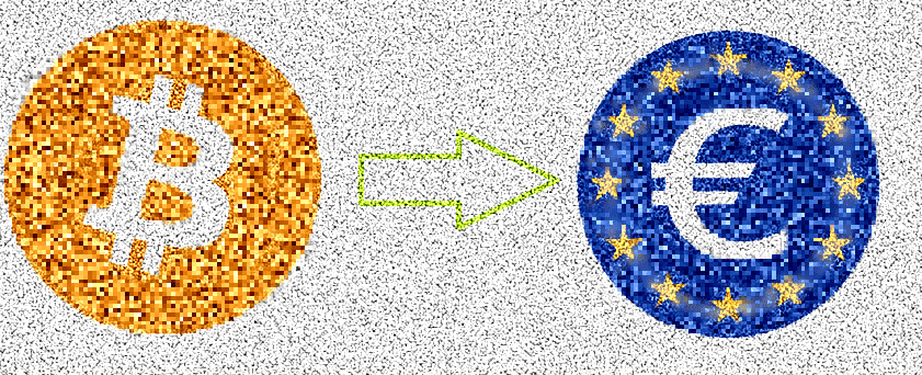 Conversion of BTC to EUR +> CalculatePlus