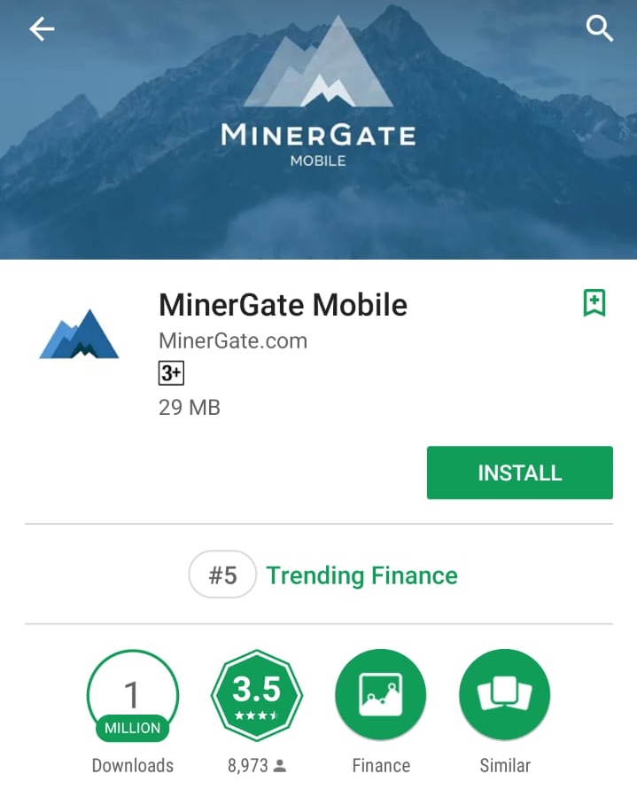 Free download MinerGate Mobile APK for Android