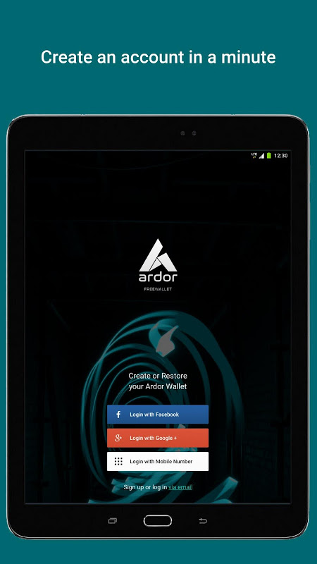 Ardor Lite Wallet - Download