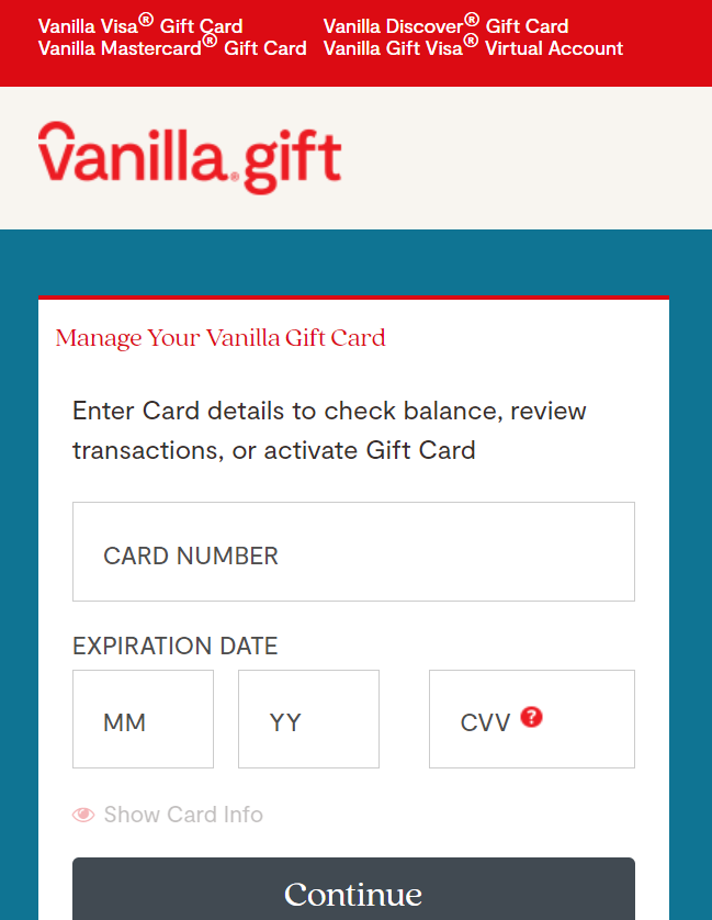 How To Register Your Vanilla Visa | GiftCardGranny