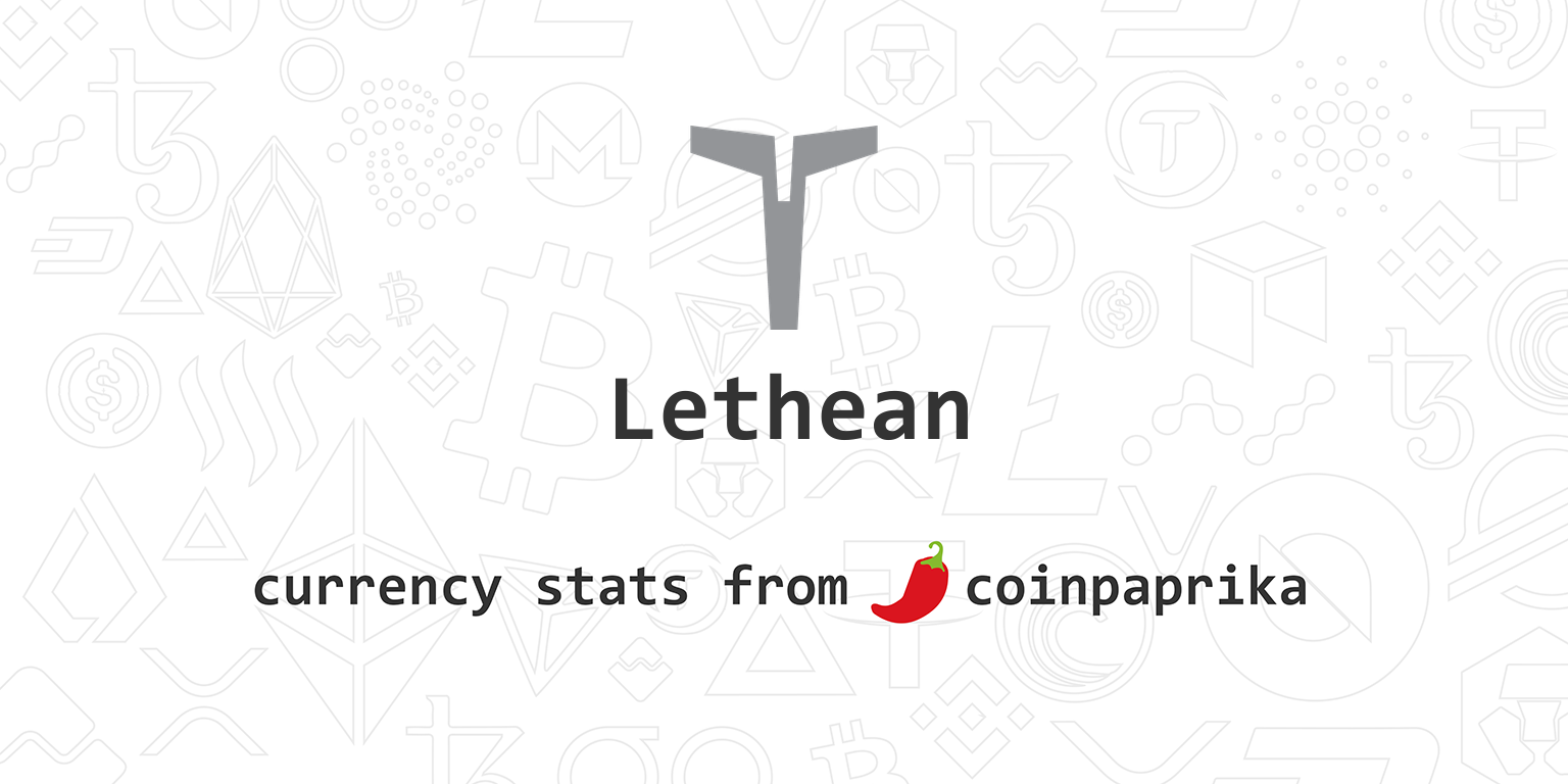 Lethean price today, LTHN to USD live price, marketcap and chart | CoinMarketCap