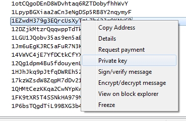 All Bitcoin private keys and Altcoin private keys.