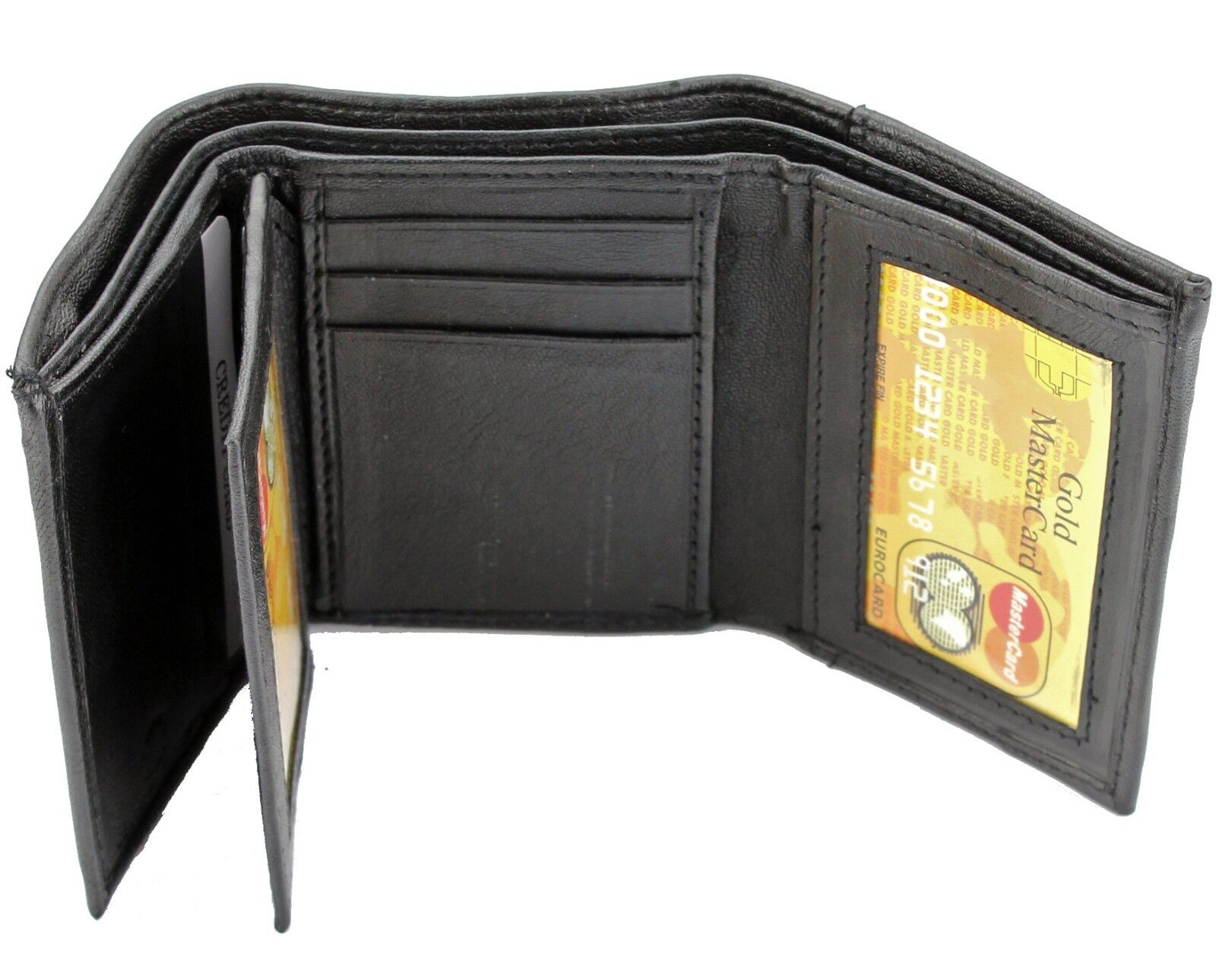 Double-Sided ID Window Bifold Wallet | Genuine Napa Leather | RFID Blocking - DiLoro Leather