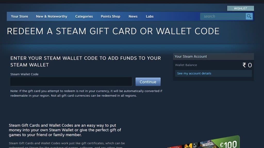 FREE Steam Wallet | PrizeRebel