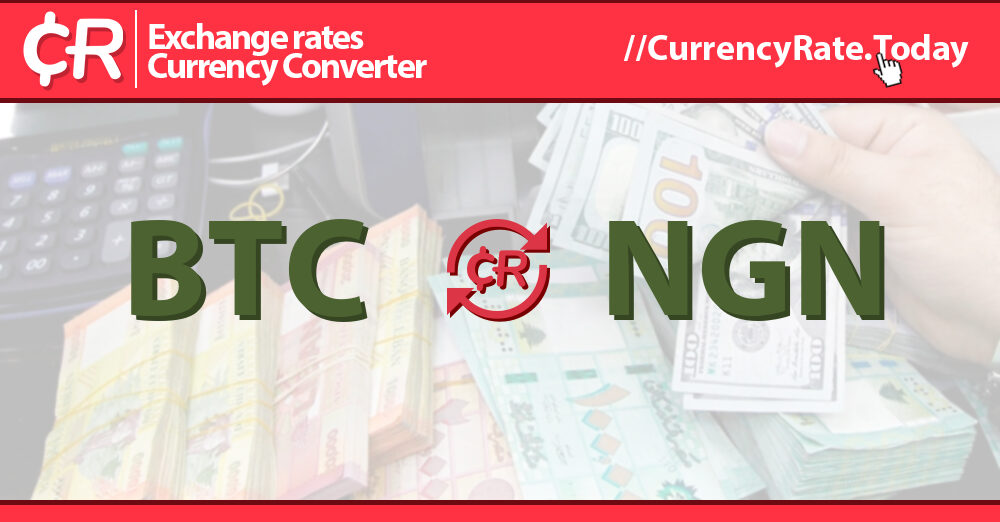 1 BTC to NGN - Convert Bitcoin to Nigerian Naira