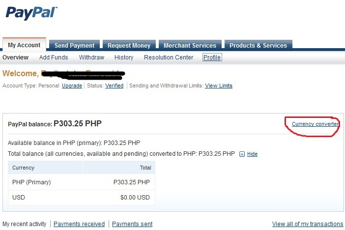 PHP in USD ( Philippine Peso to United States Dollar)