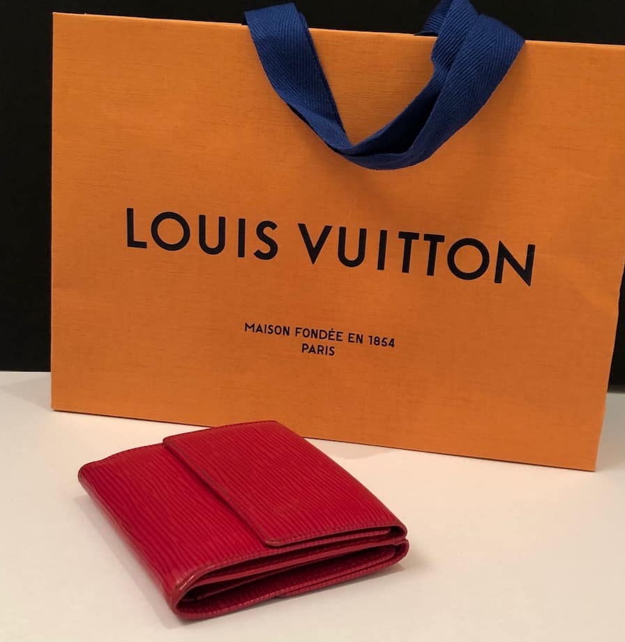 Louis Vuitton Twist Wallet Black Epi Leather Red – Queen Station