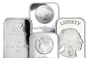 Buy silver bars - fine silver