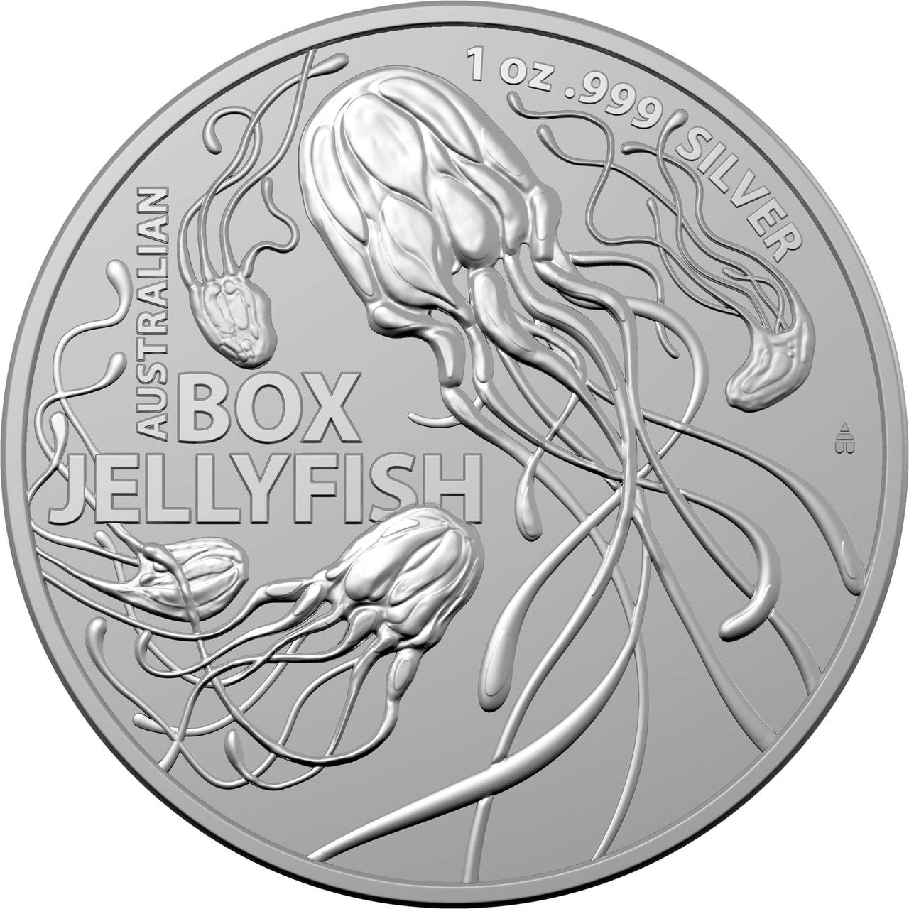 Jellyfish Australia's Most Dangerous 1 Oz Pure Silver Bullion Coin In Capsule