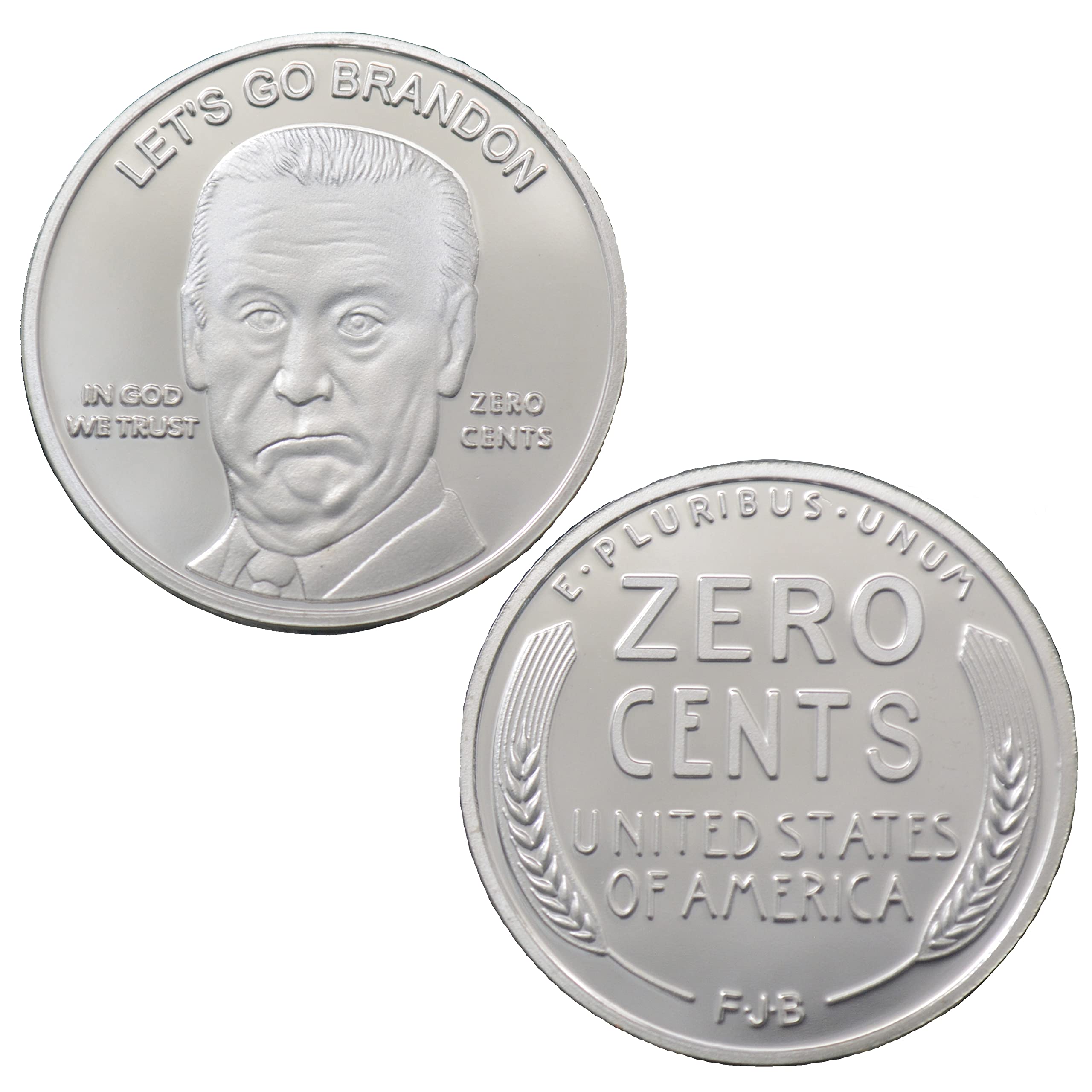 bitcoinhelp.fun: METAL MAGERY Joe Biden Zero Cents Novelty Rounds 5 Pack (Gold) : Toys & Games