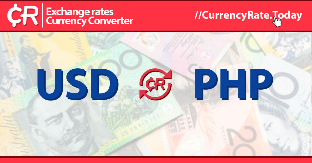 Philippine Peso to US Dollar or convert PHP to USD