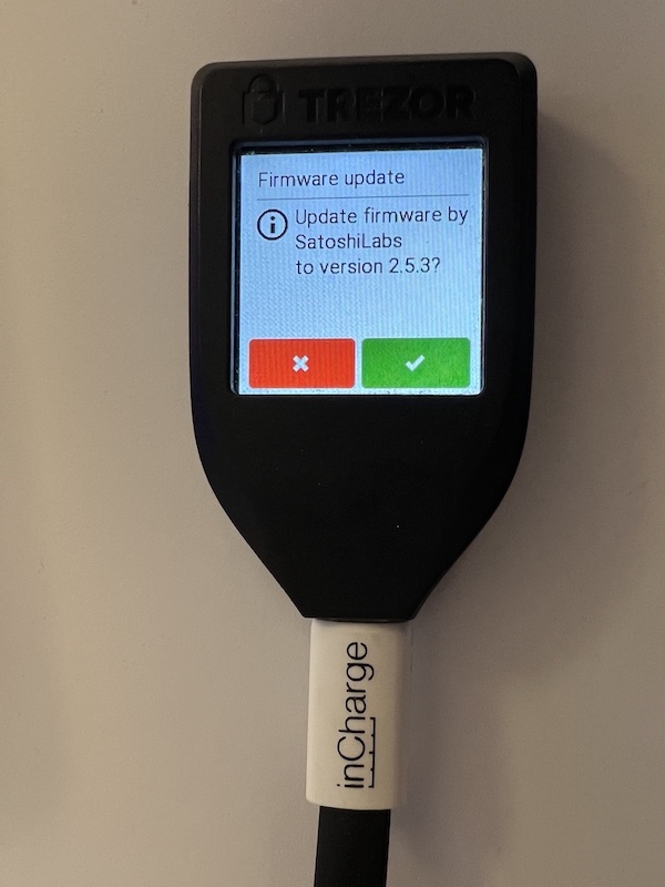 trezor suite | T and Model One Firmware updates