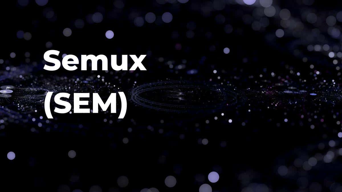 Semux (SEM) price, market cap | Chart | COIN