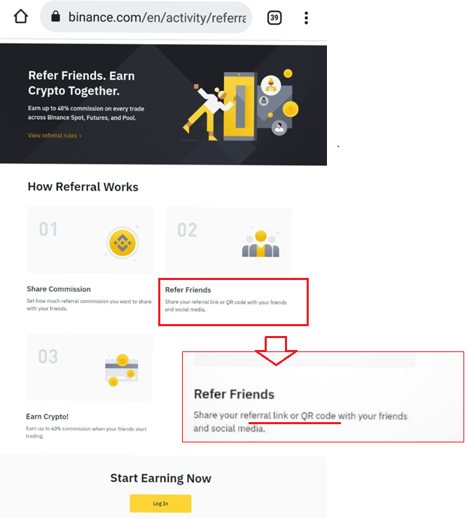 Binance Referral Program overview, comparision and conditions - DropsEarn