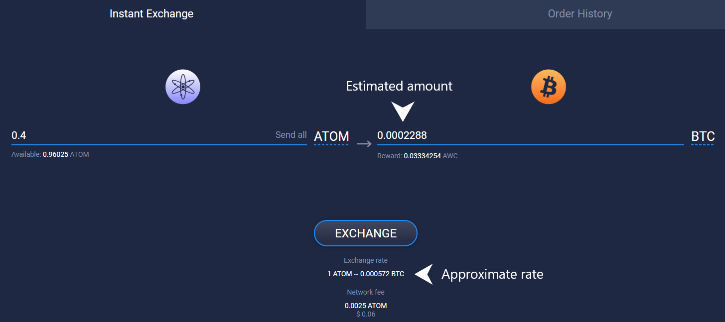 Why have I received less than expected from my swap? - Atomic Wallet Knowledge Base