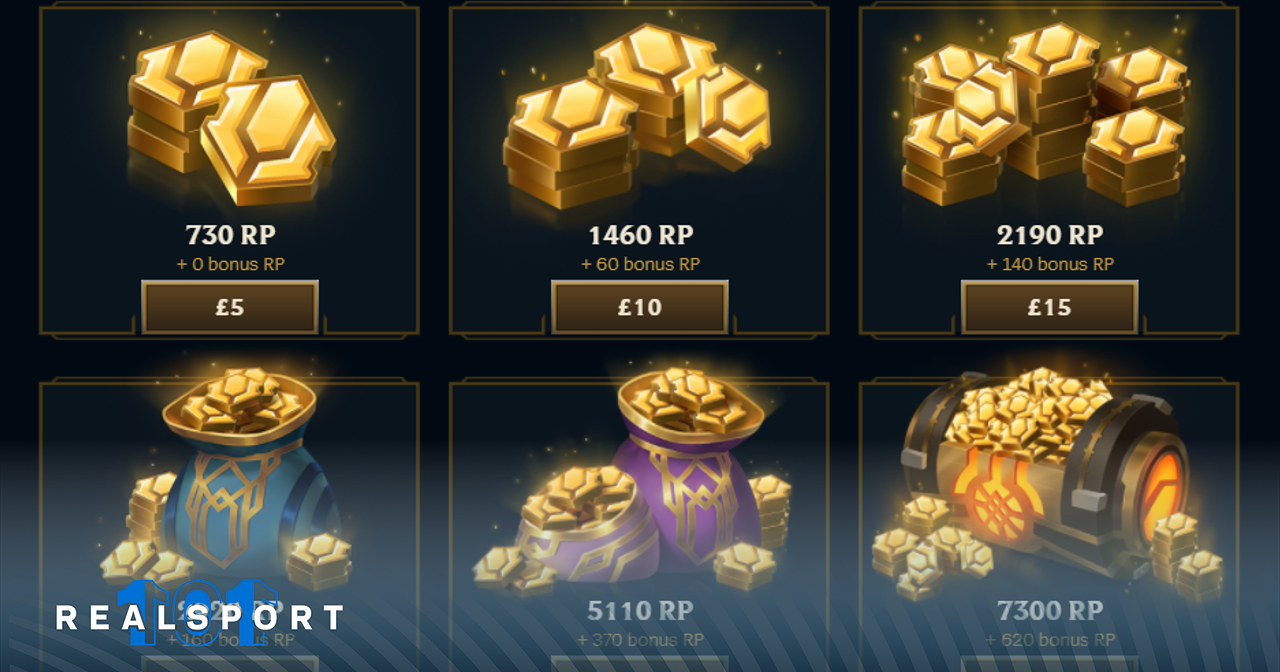 Buy LoL RP - Cheapest Riot Points Prices - FOXNGAME