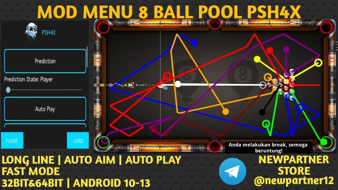 8 Ball Pool MOD APK (Menu: Long line/Anti-ban) Download