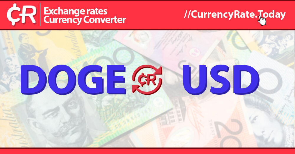 Convert 1 USD to DOGE - United States Dollar to Dogecoin Exchange Rate